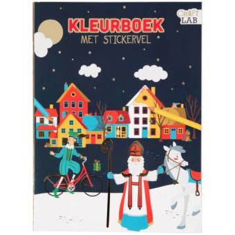 Sinterklaas Kleurboek met Stickers