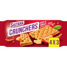 Sultana Crunchers Kaas Tomaat (4 x 3 stuks)