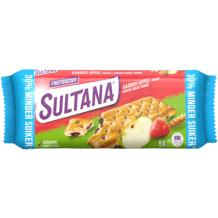 Sultana Fruitbiscuit Aardbei Appel 30% Minder Suiker