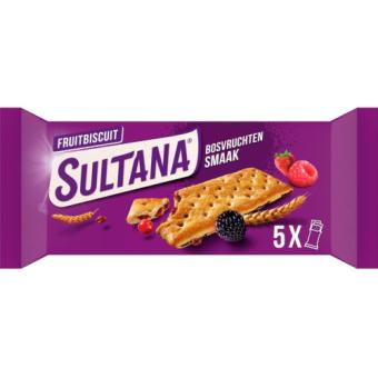 Sultana Fruitbiscuit Bosvruchten (5 x 3 stuks)
