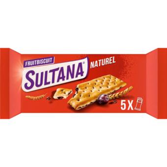 Sultana Fruitbiscuit Naturel (5 x 3 stuks)