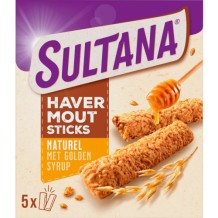 Sultana Havermout Sticks Naturel Golden Syrup (5x2 stuks)