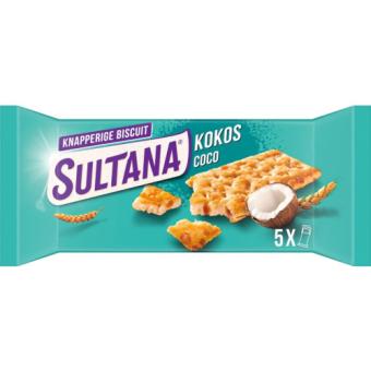 Sultana Knapperrs Knapperige biscuit Kokos (4 x 3 stuks)