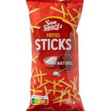Sun Snacks Frites Sticks Naturel (150 gr.)