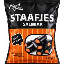Sweet Corner Salmiak Drop Staafjes (250 gr.)