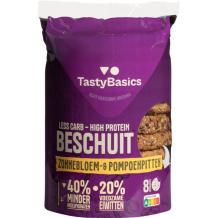 TastyBasics Low Carb High Protein Beschuit Zonnebloempitten Pompoenpitten (184 gr.)