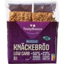 TastyBasics Low Carb High Protein Knackebrod Maanzaad (150 gr.)