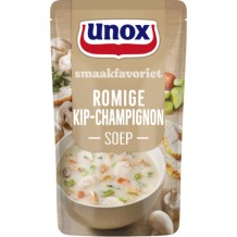 Unox Soep in Zak Romige Kip-Champignonsoep