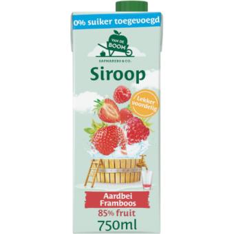 Van de Boom Siroop Aardbei Framboos