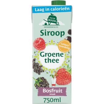 Van de Boom Siroop Groene Thee Bosfruit