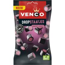 Venco Dropstaafjes Zacht Zoet (180 gr.)