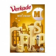 Verkade Chocoladeletter White Crisp (135 gr.)