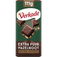 Verkade Chocolade 75% Cacao Extra Puur Hazelnoot