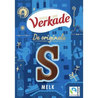Verkade Chocoladeletter Melk "S" Klein (65 gr.)
