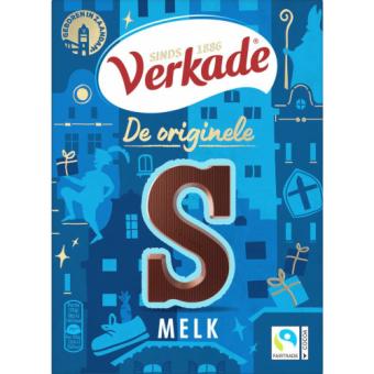 Verkade Chocoladeletter Melk "S"