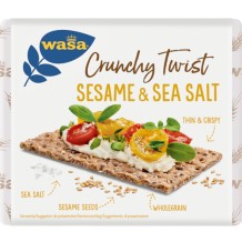 Wasa Crunchy Twist Sesam en Zeezout