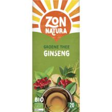 Zonnatura Biologische Groene Thee Ginseng (20 zakjes)