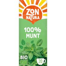 Zonnatura Biologische Muntthee (20 zakjes)