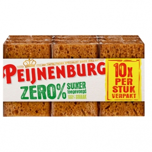Peijnenburg Zero% Suiker Ontbijtkoek Gesneden (10 x 28gr.)