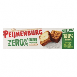 Peijnenburg Zero% Suiker Ontbijtkoek  Gesneden (475 gr.)