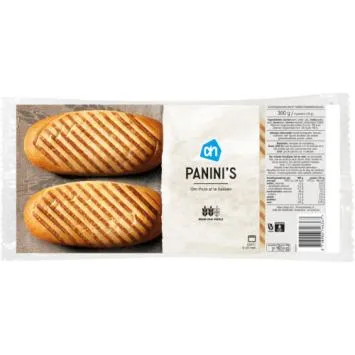 AH witte afbak panini\'s