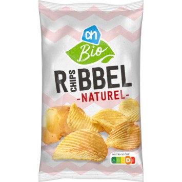 AH Biologische Ribbel Chips Naturel