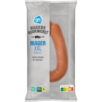 AH Slagers Rookworst Mager XXL (375 gr.)