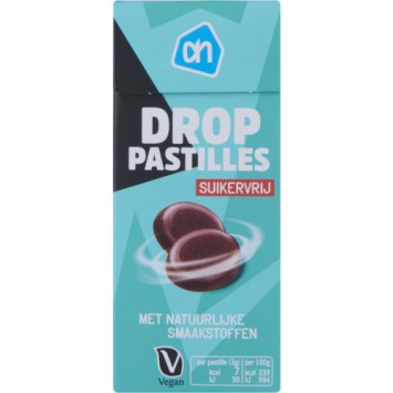 AH Drop Pastilles Suikervrij (100 gr.)