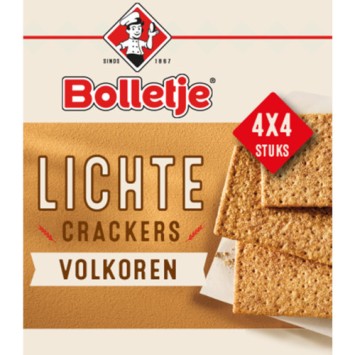 Bolletje lichte volkoren crackers