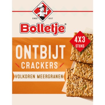 Bolletje Ontbijtcrackers Volkoren Meergranen