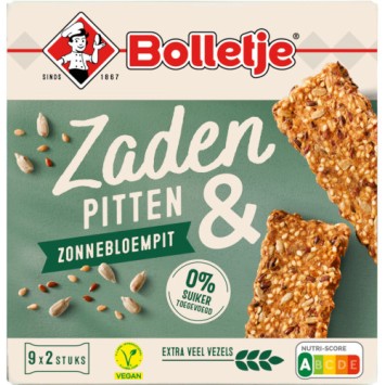 Bolletje Zaden en Pitten Repen Zonnebloempit