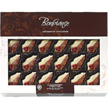 Bonbiance Chocolade Hulstblaadjes Melk/Wit (450 gr.)