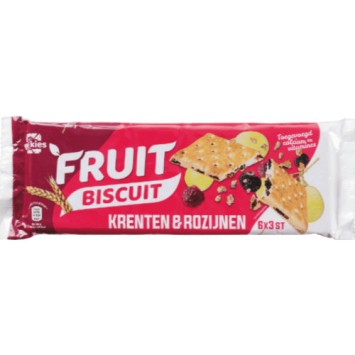 Brekies fruitbiscuits krenten en rozijnen