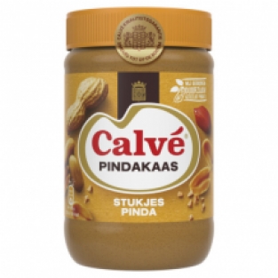 Calvé peanut butter with nut pieces (650 gr.)
