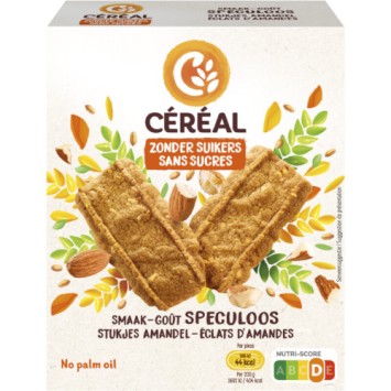 Céréal Speculoos Koekjes met Stukjes Amandel Zonder Suiker (110 gr.)