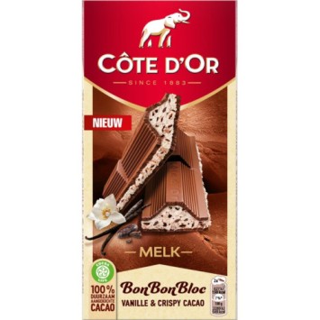 CÁ´te d'Or BonBonBloc Praliné vanille crispy cacao