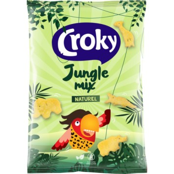 Croky Chips Jungle Mix Naturel (80 gr.)