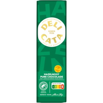 Delicata Pure Chocolade Reep Hazelnoot (100 gr.)