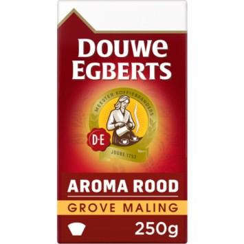 Douwe Egberts Aroma rood grove maling (250 gr.)