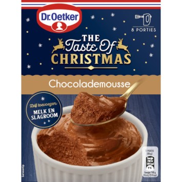 Dr. Oetker Kerst Chocolade Mousse Mix