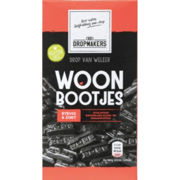 Zoete woonbootjes drop