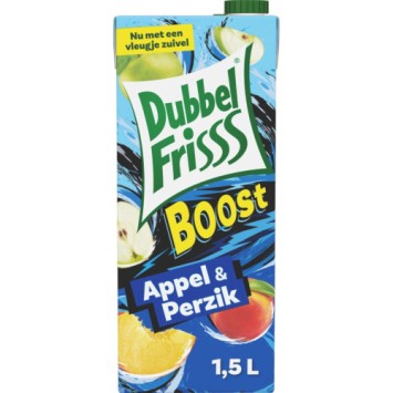 DubbelFrisss Boost Appel & Perzik