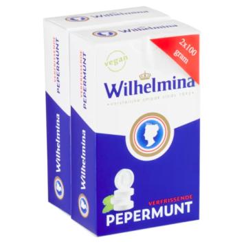 Fortuin Wilhelmina Pepermunt 2 doosjes 100 gram