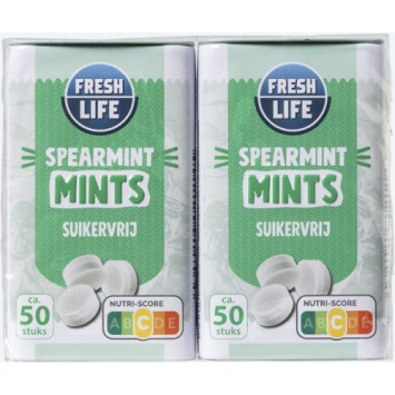 Fresh Life Suikervrije Mints Spearmint