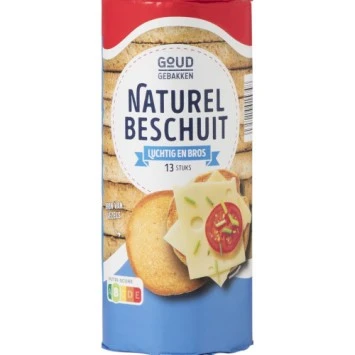 Goud Gebakken Beschuit Naturel (13 stuks)
