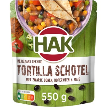 Hak Mexicaans Gekruide Tortilla Schotel (550 gr.)