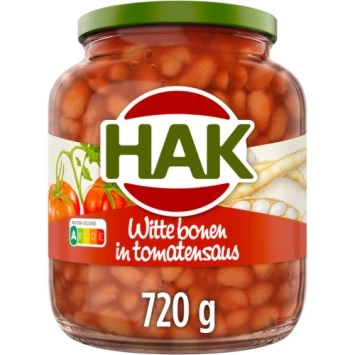 Hak Witte Bonen in Tomatensaus (720 gr.)