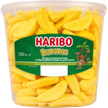 Haribo Bananas (150 stuks)