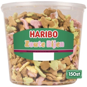 Haribo Zoute Rijen Silo