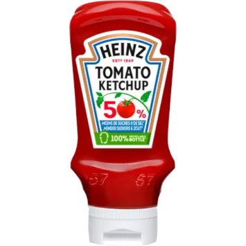 Heinz Tomato Ketchup Minder Suiker & Zout (400 ml.)